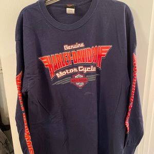 Bloomington IN Long Sleevr Harley Davidson Shirt